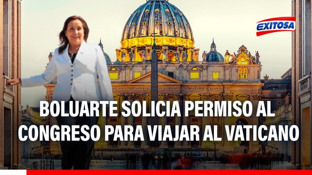 Dina Boluarte solicita permiso para viajar al Vaticano y asistir a entronización del Papa León XIV