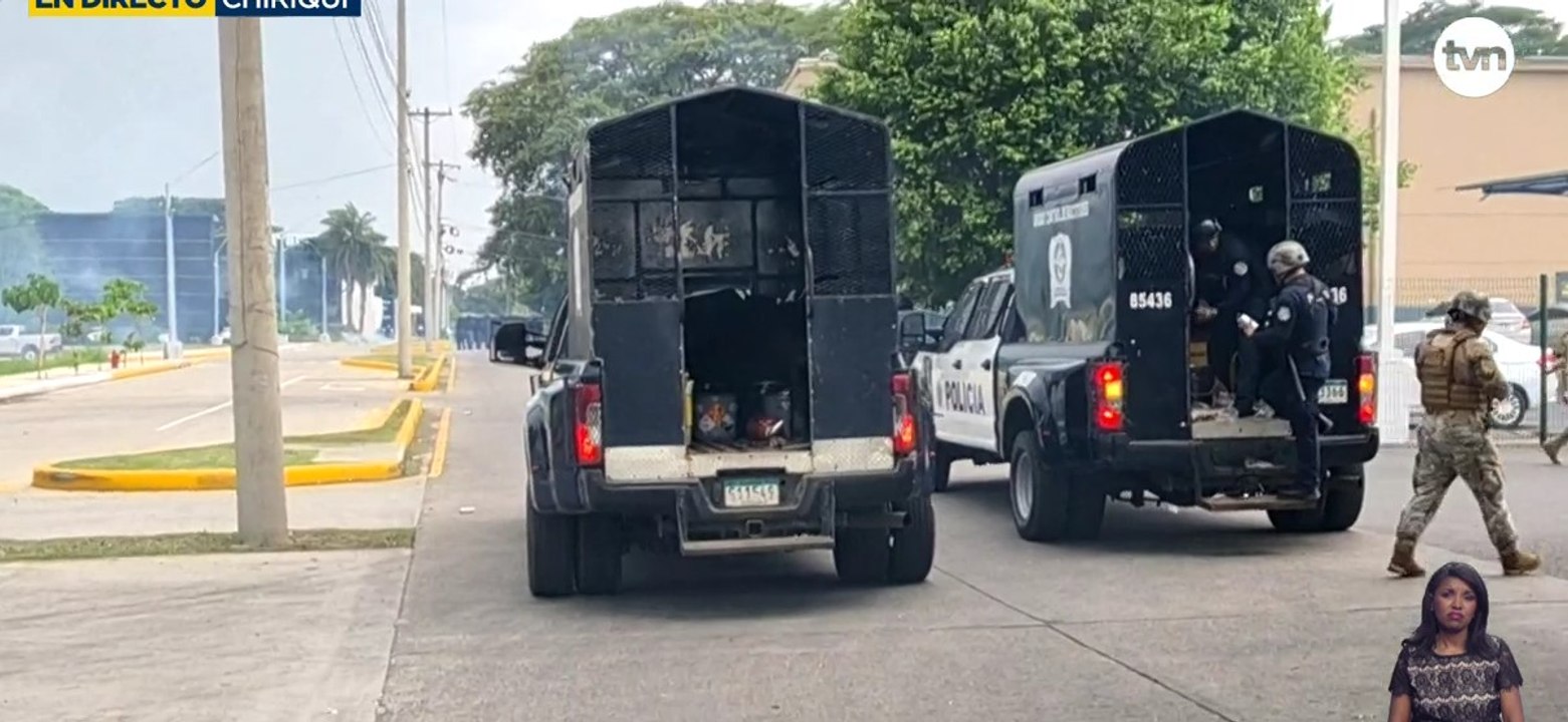 Control de multitudes procedió a abrir vía e David, Chiriquí