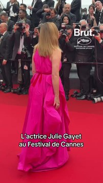 Julie Gayet au Festival de Cannes.