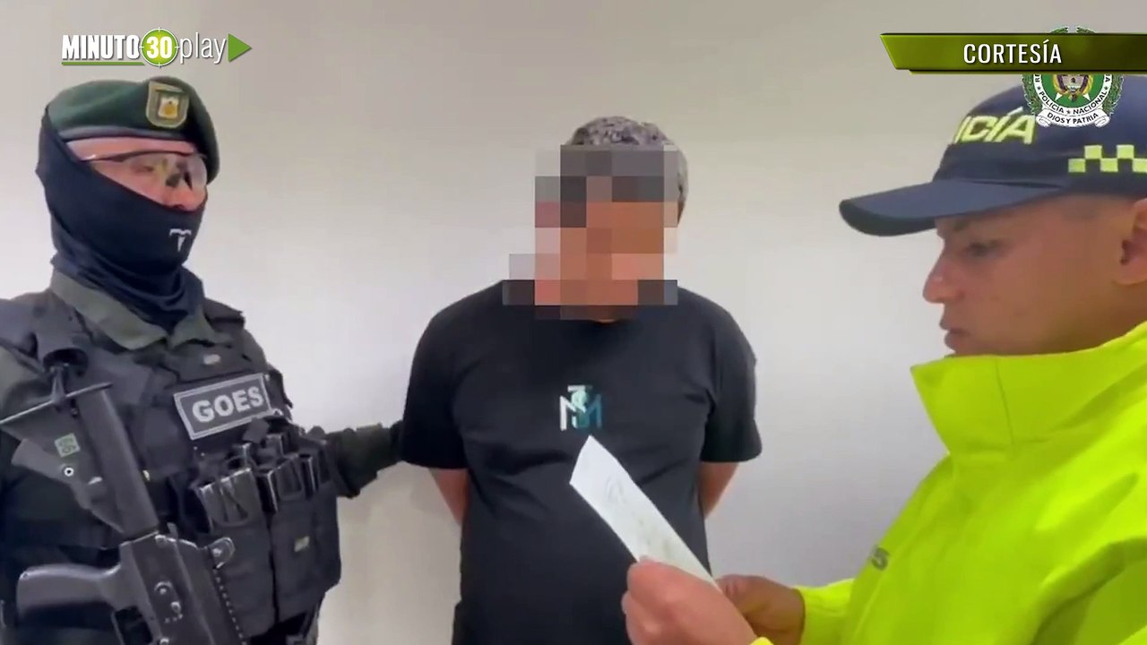 Cae en Bello, alias 'Roger' cabecilla de 'El Mesa' y vinculado a la masacre de siete personas en Rionegro