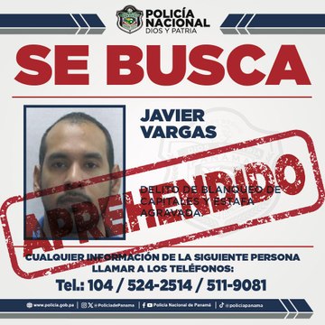 Javier Vargas, con 4 alertas rojas de Interpol y 121 denuncias, fue capturado en Colombia