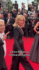 Enrico Macias au Festival de Cannes.
