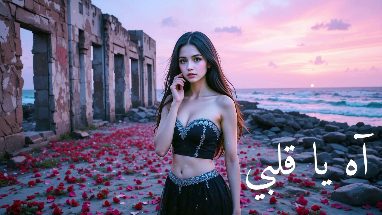 آه يا قلبي 2025  | أغنية حزينة عربية | فيزوالايزر عاطفي