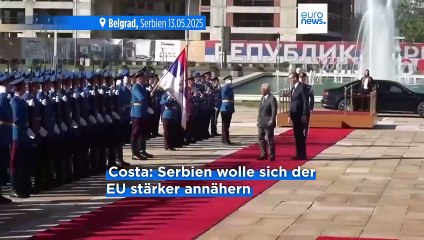 "Viele Leute haben mich gebeten, nicht zu kommen": EU-Ratspräsident trifft Vučić