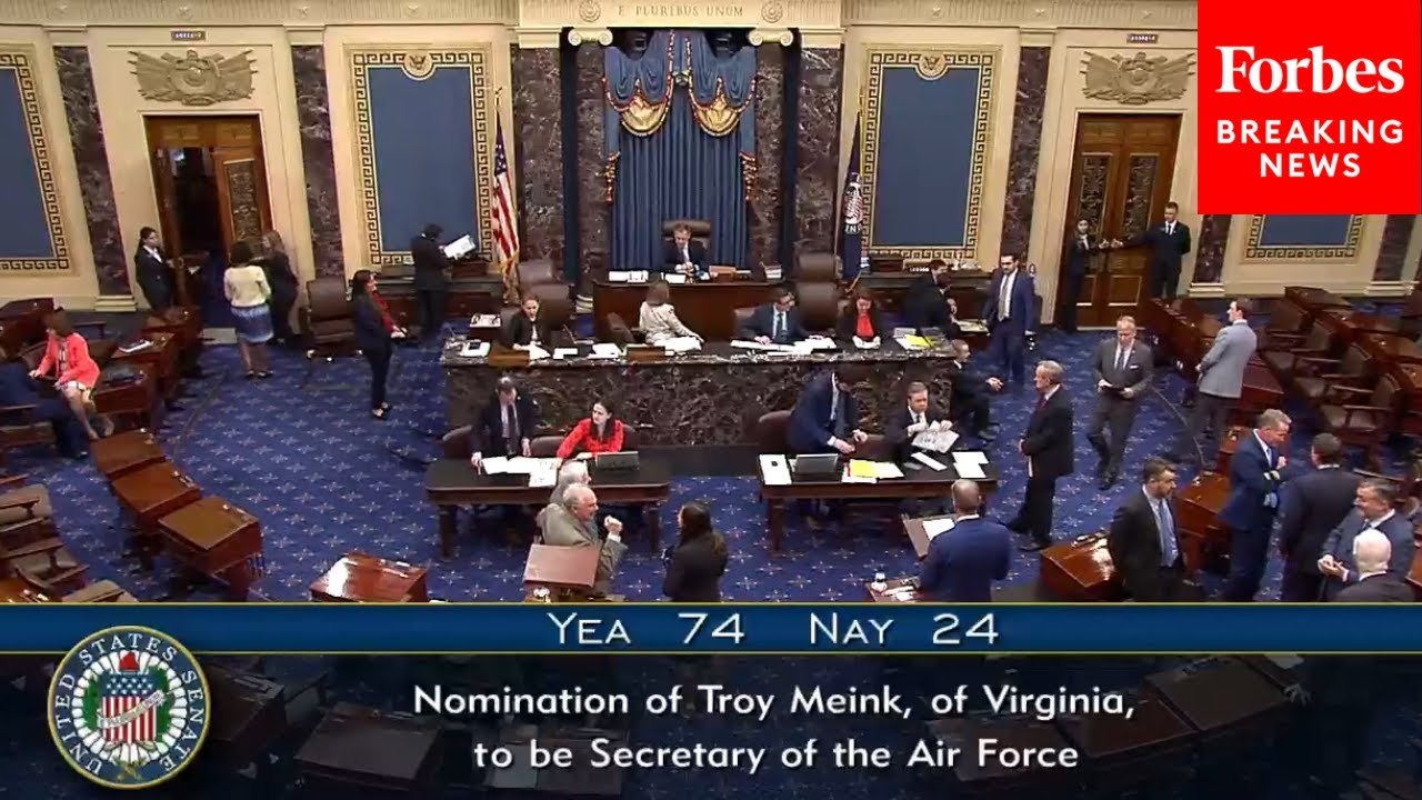 Senate Confirms Troy Meink To Serve As Secretary Of The Air Force