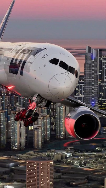 LOT Polish Airlines B787-9 over Dubai#aviation #airplane #flight #boeing #dubai