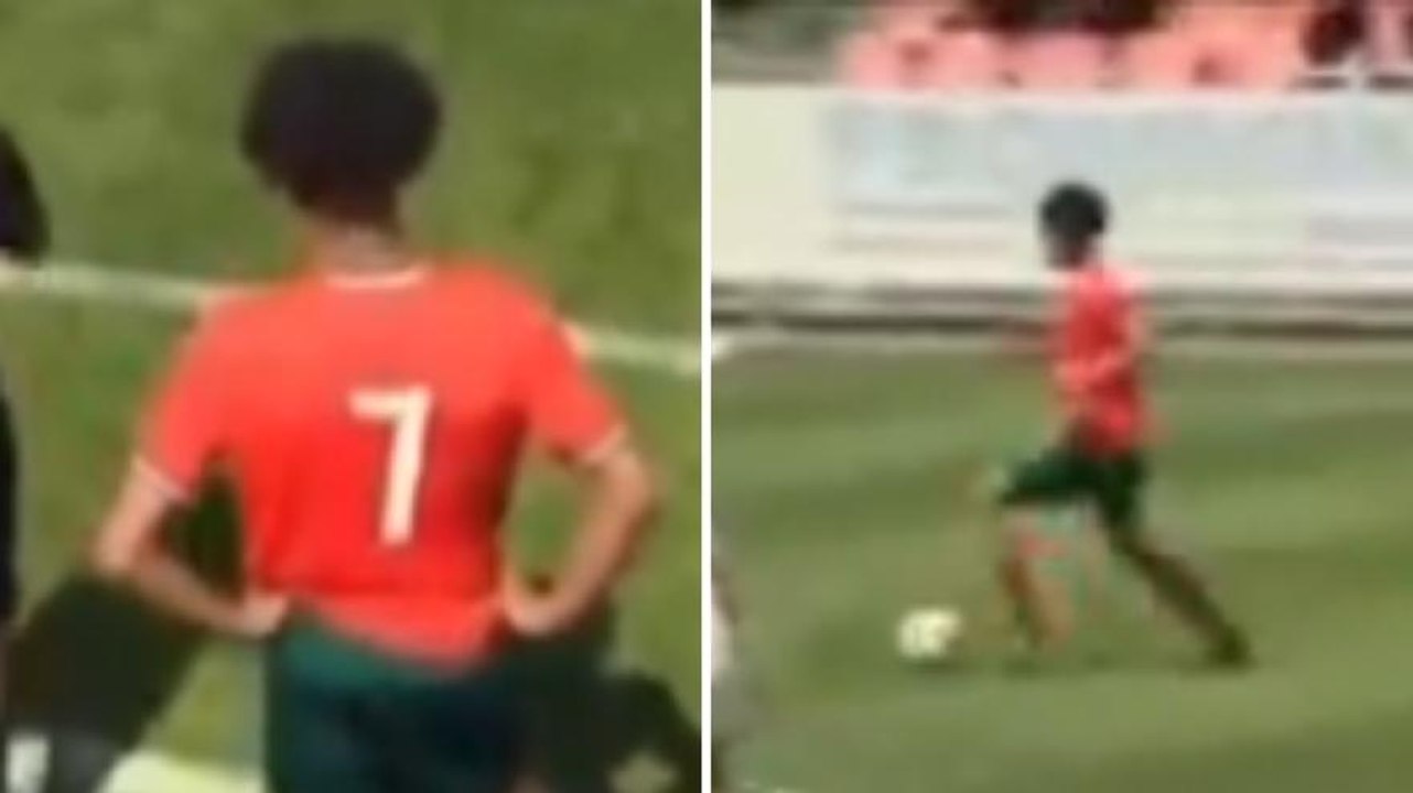 VIDEO Cristiano Ronaldo Jr debutta con il Portogallo: ecco come gioca