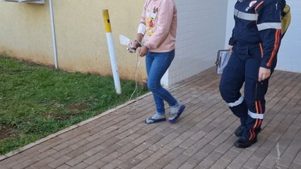 Detida com cólica renal é atendida pelo Samu