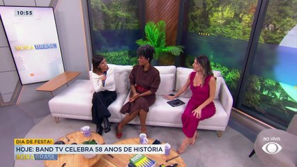 Bora Brasil comemora os 58 anos da Band TV