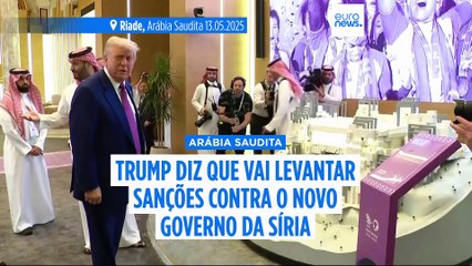 "Mostre-nos algo de especial", pede Trump à Síria ao concordar com levantamento de sanções