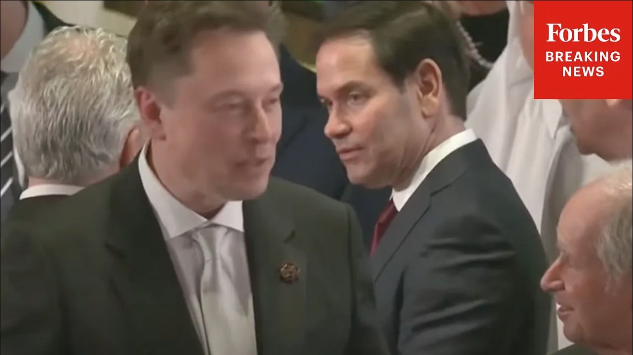 Elon Musk And Marco Rubio Attend Saudi Arabia State Dinner Hosted By MBS During Trump Visit