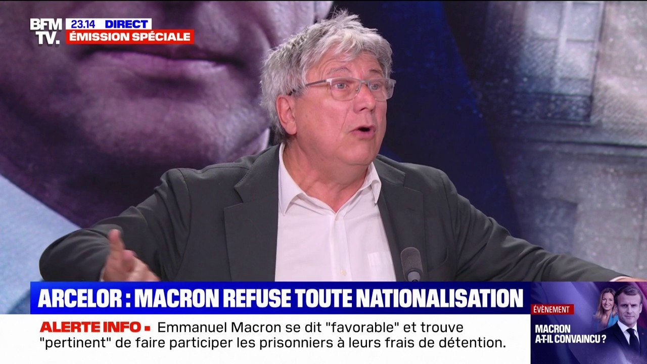 Emmanuel Macron contre la nationalisation d'ArcelorMittal: "En 2030, on n'a plus de sidérurgie dans le pays si on laisse faire", réagit Éric Coquerel (LFI)
