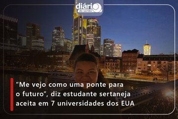 “Me vejo como uma ponte para o futuro”, diz estudante sertaneja aceita em 7 universidades dos EUA