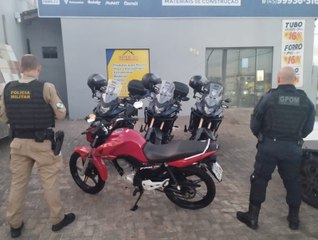 Forças de segurança unidas: motocicleta adulterada resulta em apreensão e detenção