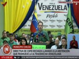 Partido Copei promueve la participación en comicios electorales buscando derrotar la abstención