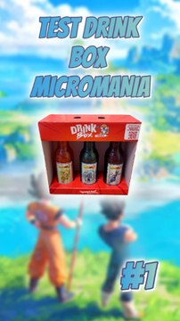 DrinkBox DBZ #1 #ExcluDailymotion #Micromania #DBZ