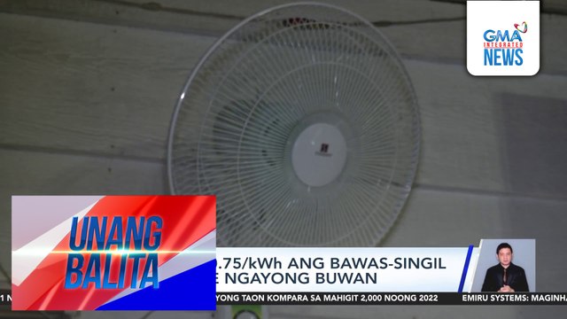 Meralco – P0.75/kWh ang bawas-singil sa kuryente ngayong buwan | Unang Balita
