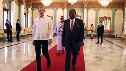 Presidente Abinader recibe una visita de cortesía del canciller Musalia Mudavadi