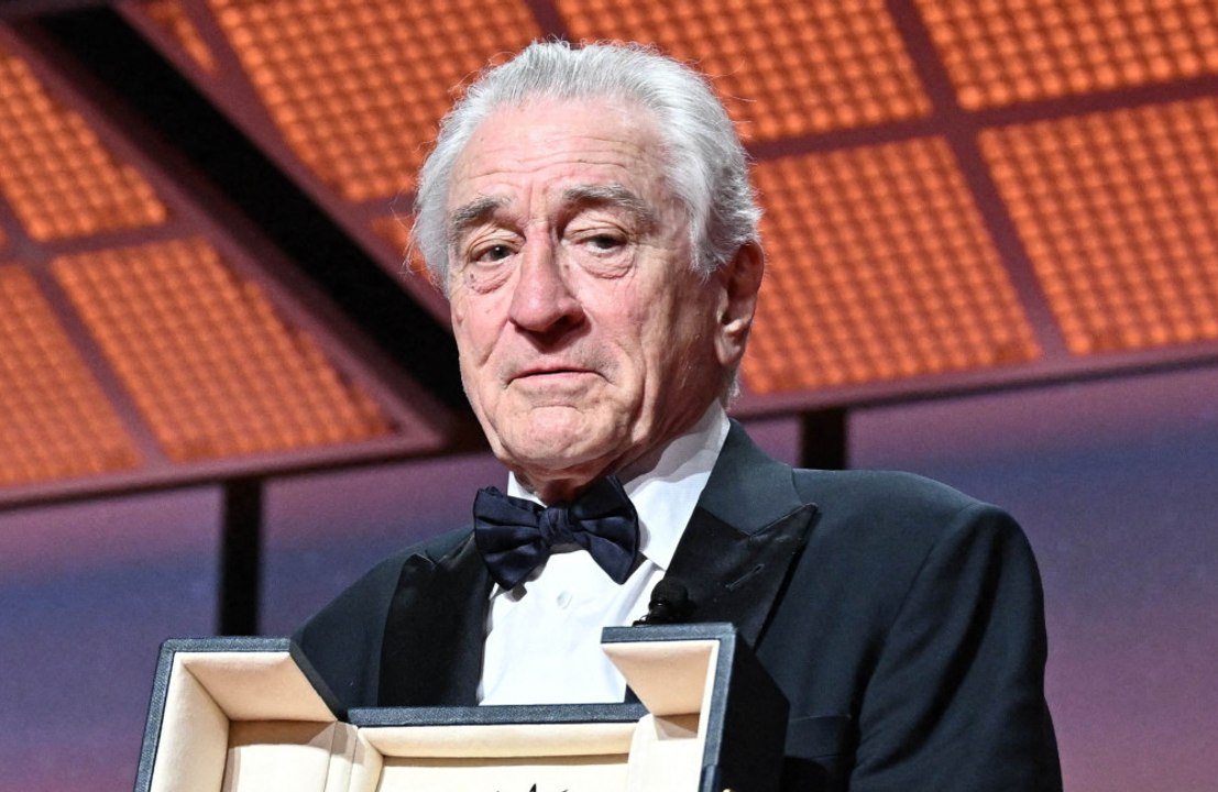 Robert De Niro has received an honorary Palme d’Or at the Cannes Film Festival