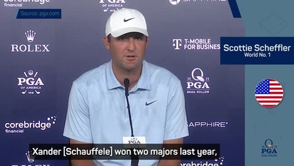 Scheffler looking forward to Schauffele and McIlroy grouping