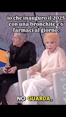 che tempo che fa con Ornella Vanoni io che inaguro il 2025 con una bronchite e 6 farmaci al giorno