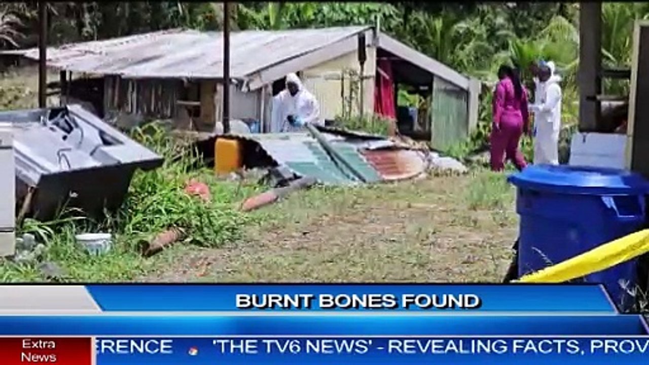 BURNT BONES FOUND