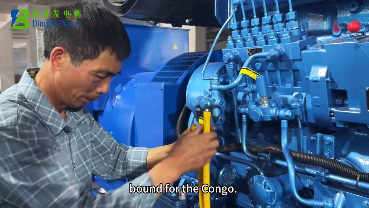 Load Test Video of 600kW Diesel Generator Sets Exported to Congo