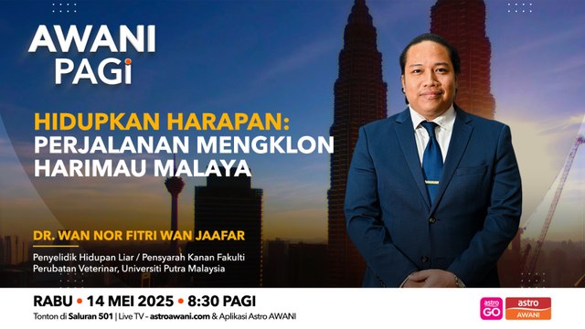 AWANI Pagi: Hidupkan harapan | Perjalanan mengklon Harimau Malaya