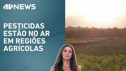 Água da chuva pode estar contaminada por agrotóxicos; Patricia Costa comenta