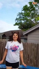 189. Great trick, Mom 🤸‍♀ #shorts #mommy #trampoline #fail #humor