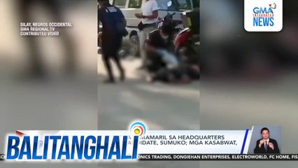 Lalaking sangkot sa pamamaril sa headquarters ng isang mayoral candidate, sumuko; mga kasabwat, hinahanap pa | Balitanghali