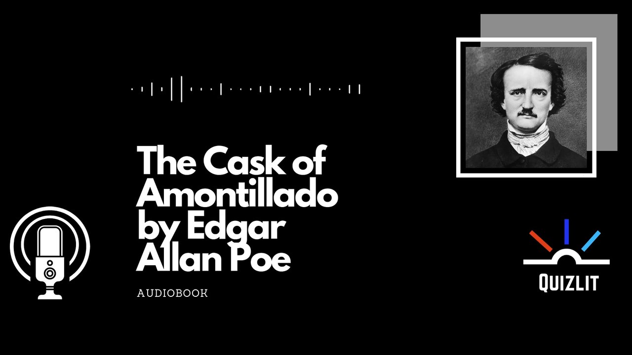 The Cask of Amontillado by Edgar Allan Poe -  Audiobook - Short Story