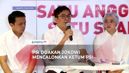 Jokowi Jadi Inspirasi, Didoakan Ikut Maju Jadi Calon Ketua Umum Baru PSI