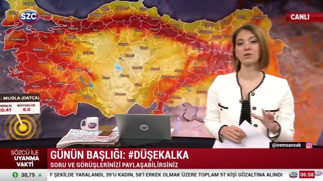 Akdeniz'de 6.0 büyüklüğünde deprem: Muğla, Antalya, Aydın, İzmir, Denizli'de hissedildi