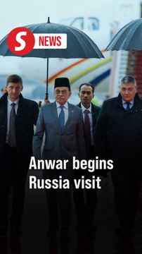 Anwar arrives in Moscow for four-day official visit to Russia
