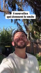 5 bonnes nouvelles de la semaine !