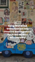 Song Wat Road transformed into creative battleground for PUBG MOBILE anniversary