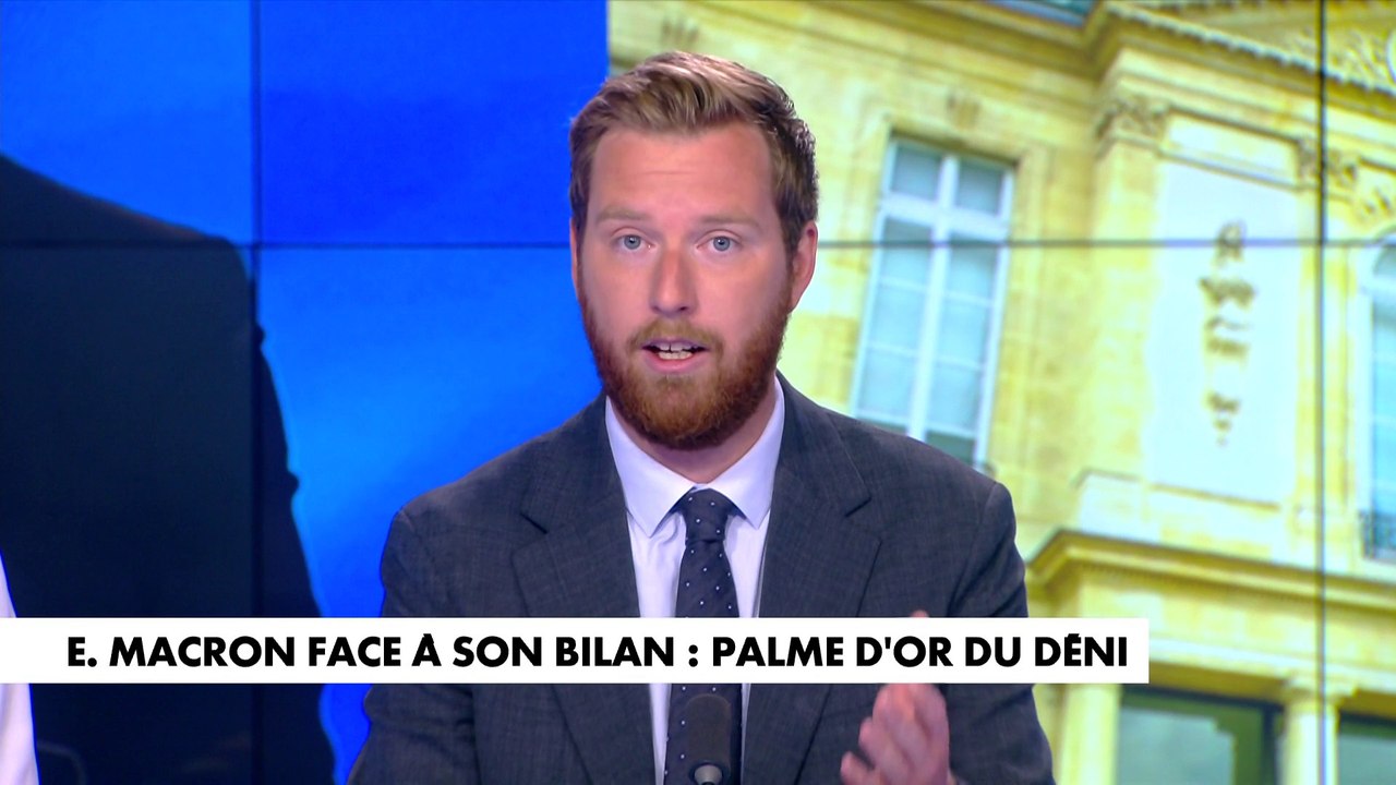 L'édito de Thomas Bonnet : «Emmanuel Macron face à son bilan : palme d'or du déni»