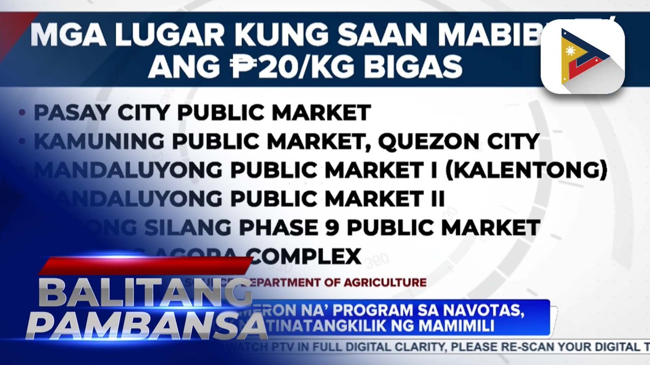Muling pagbebenta ng P20/kg na bigas, ikinatuwa at pinilahan ng mga mamimili