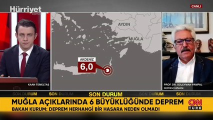 Muğla açıklarındaki deprem sonrası Prof Dr. Süleyman Pampal'dan dikkat çeken açıklama
