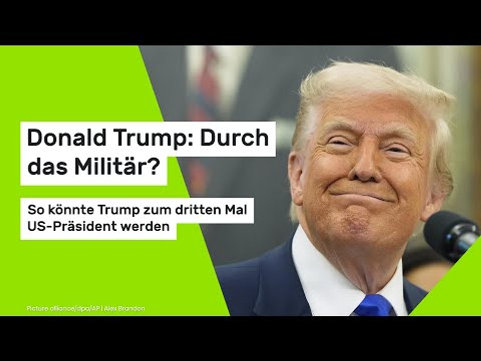 Donald Trump: Durch das Militär? So könnte Trump ein drittes Mal US-Präsident werden