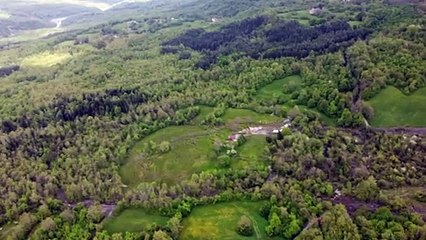 Modena  - FRANA BOCCASSUOLO PRECIPITA NEL TORRENTE, "ALVEO SI ALZA" -1- (13.05.25)