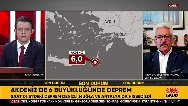 SON DAKİKA HABERİ: Muğla açıklarında 6 büyüklüğünde deprem! Prof. Dr. Süleyman Pampal: Daha büyük deprem olursa şaşırmayız!