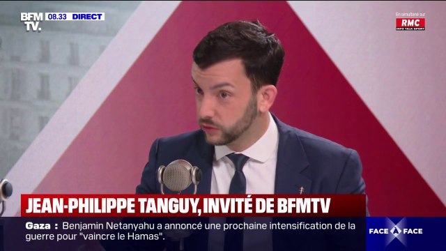 Après la longue interview d'Emmanuel Macron, Jean-Philippe Tanguy dénonce une débâcle sur les référendums
