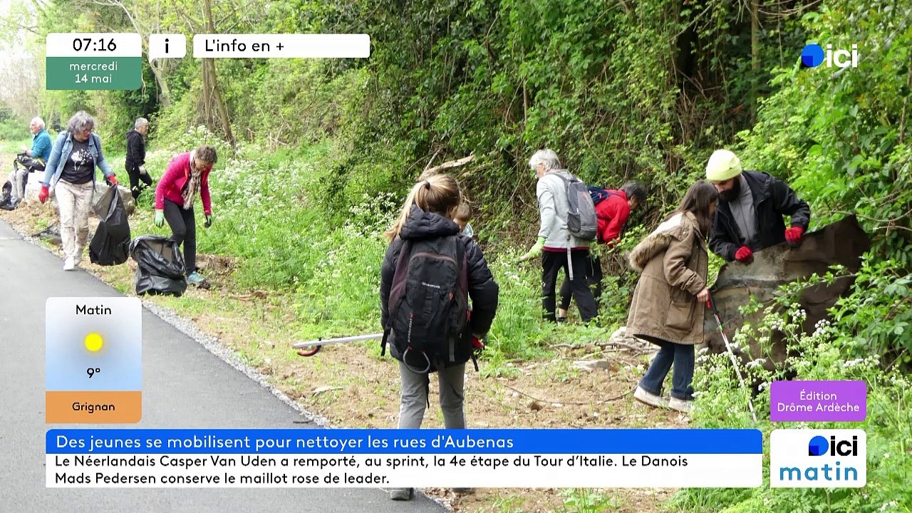 Opération ramassage de mégots à Aubenas