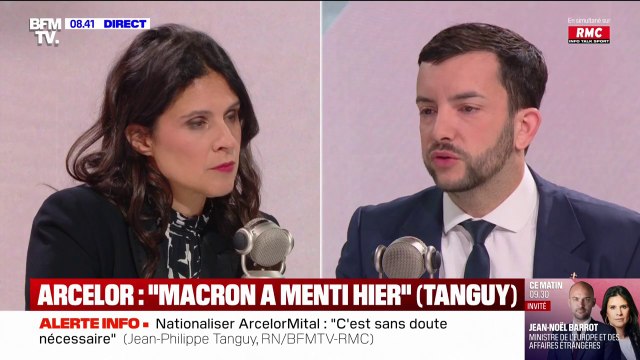 Jean-Philippe Tanguy (RN): C'est sans doute nécessaire de nationaliser ArcelorMittal