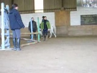 Moi a la détente de mon championnat sur un oxer.