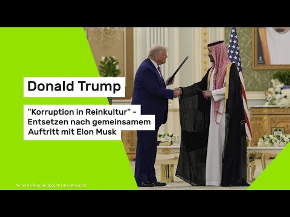 Donald Trump: 'Korruption in Reinkultur' - Entsetzen nach gemeinsamem Auftritt mit Elon Musk