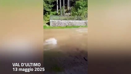 Sotto controllo una fuoriuscita anomala da una diga in val d'Ultimo