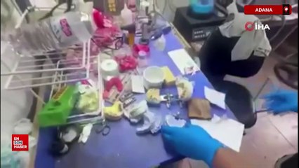 Adana'da merdiven altı diş kliniğine operasyon